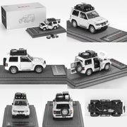 *Pre-Orders* Mitsubishi Licensed Products - Pajero Evolution V55 (Open-Engin & Rear Hoods+Doors, Visible Engine), 1:64 Scale (White) — image 3