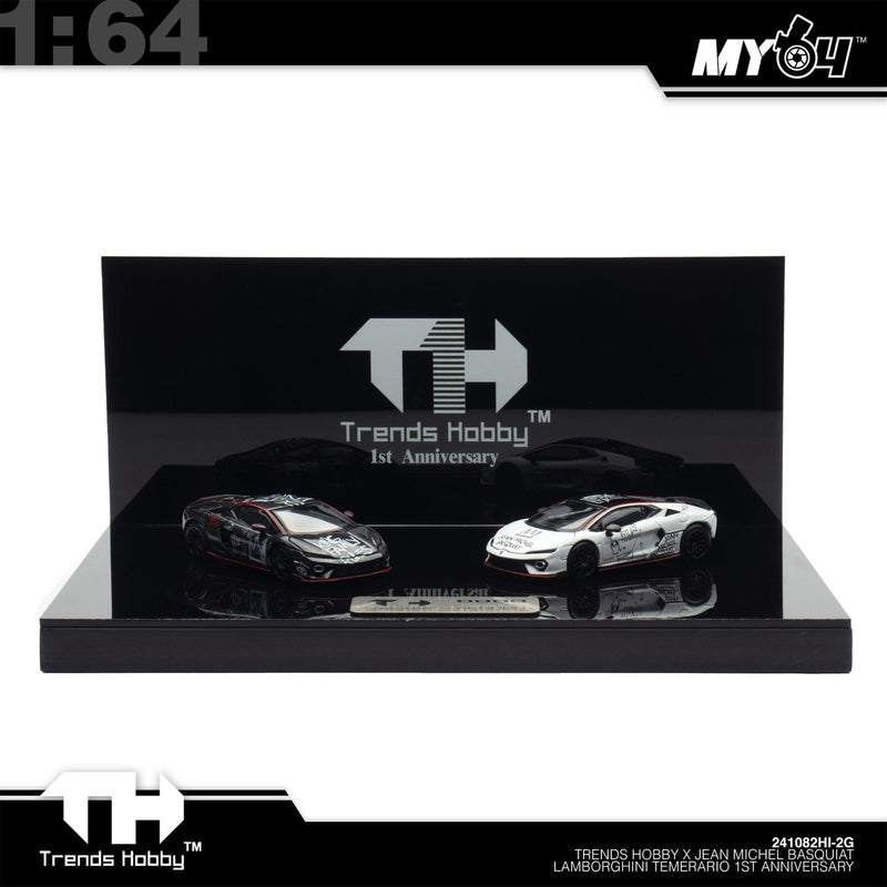 Trends Hobby X Jean Michel Basquiat Lamborghini Temerario 1st Anniversary, 1:64 Scale — image 2