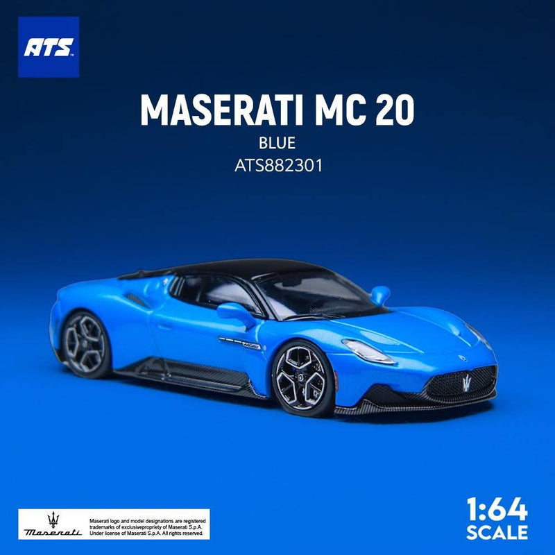 *PRE-ORDER* Maserati Marzana MC 20, 1:64 Scale (Blue) — image 1