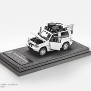 *Pre-Orders* Mitsubishi Licensed Products - Pajero Evolution V55 (Open-Engin & Rear Hoods+Doors, Visible Engine), 1:64 Scale (White) — image 2