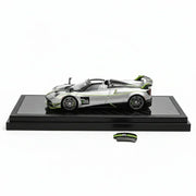 Pagani Huayra Roadster BC Shanghai Toy Fair Special Package 2025, 1:64 Scale (Silver Green) — image 2