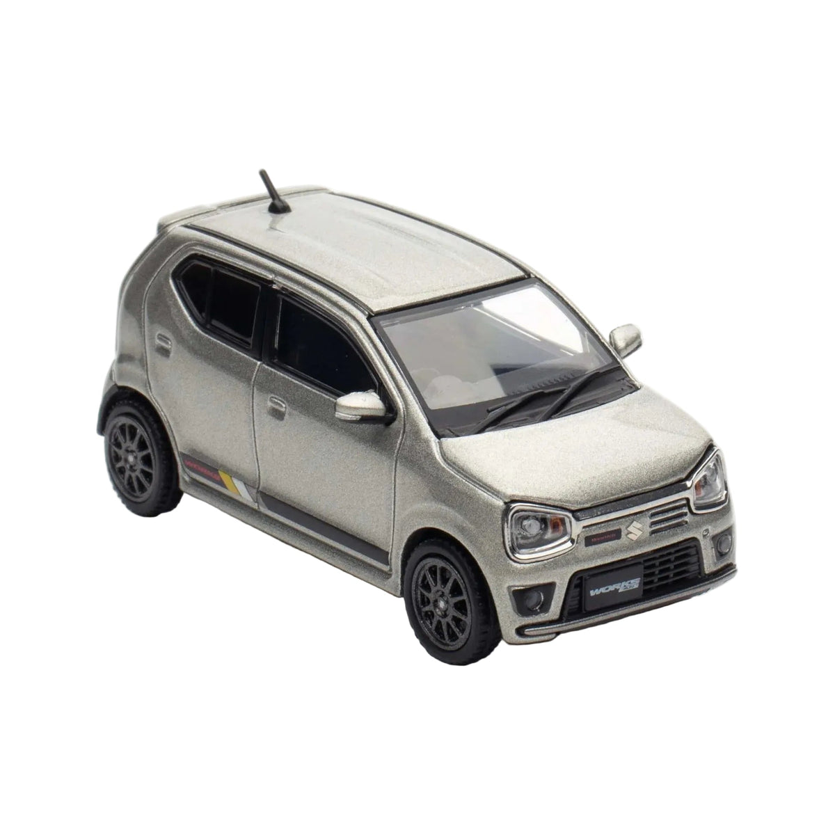 Suzuki Alto Works (HA36S), 1:64 Scale (Silver) — image 3