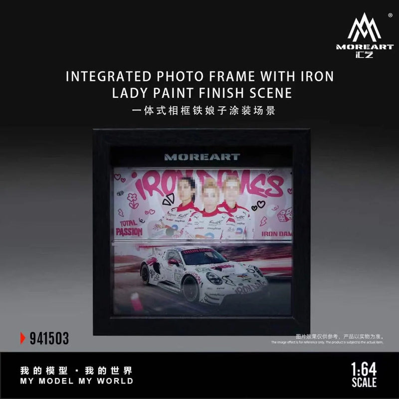*PRE-ORDER* Integrated Picture Frame Iron Lady Painted Scene (Diaroma), 1:64 Scale — image 1