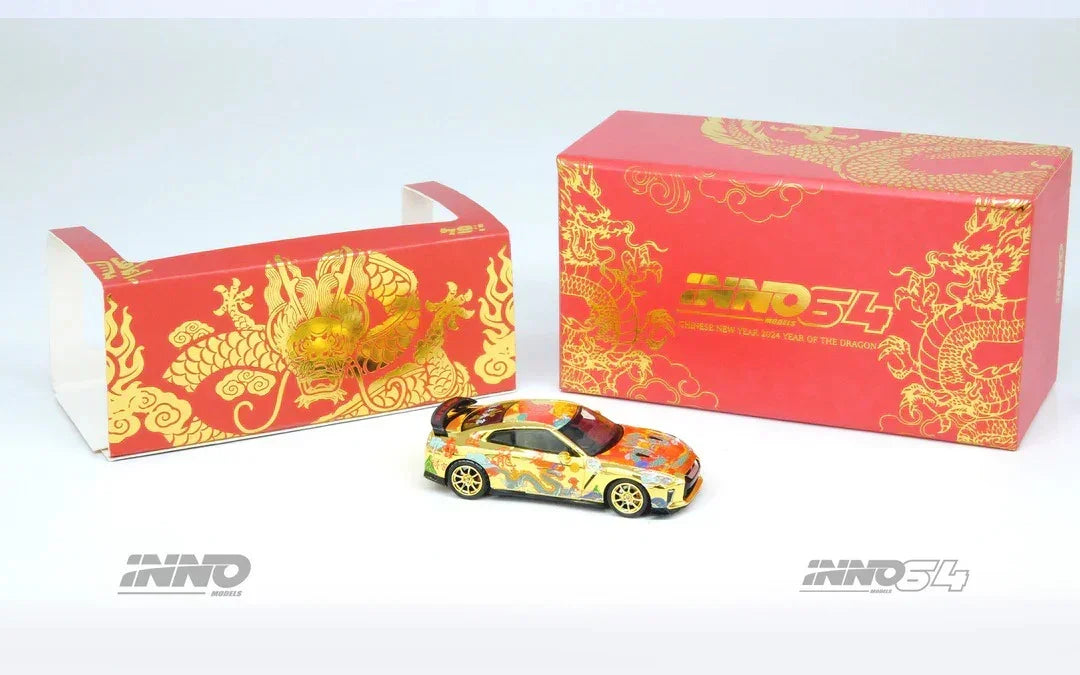 Nissan GT-R (R35) Year of The Dragon Special Edition (Chinese New Year 2024 Special Edition), 1:64 Scale — image 1
