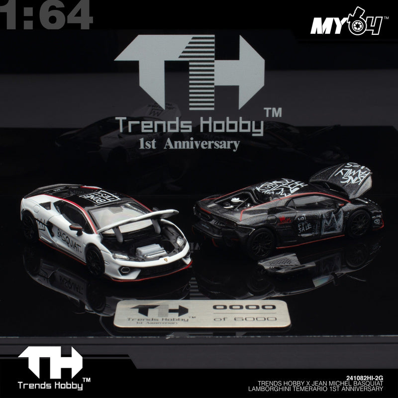 Trends Hobby X Jean Michel Basquiat Lamborghini Temerario 1st Anniversary, 1:64 Scale — image 1