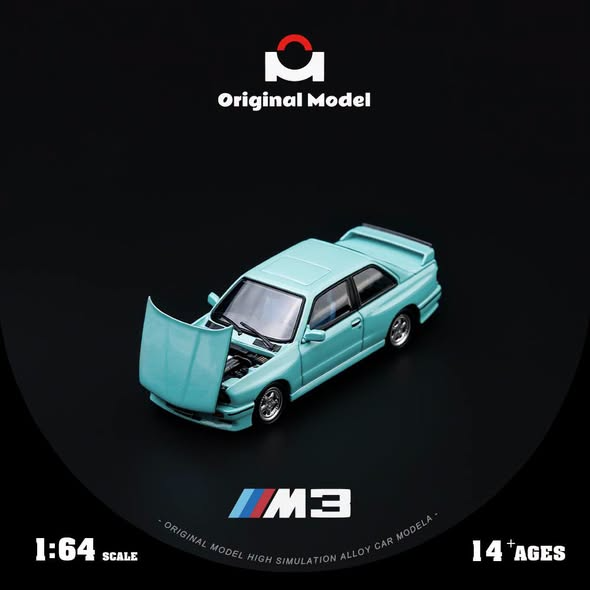 *PRE-ORDER* E30 Mercedes Benz M3, 1:64 Scale (Mint Green) — image 2