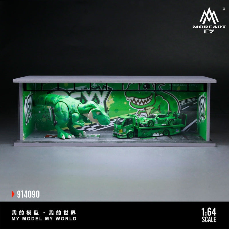 *PRE-ORDER* Theme Light Assembly Scene Model Green Dragon Painted Scene (Diaroma), 1:64 Scale — image 1