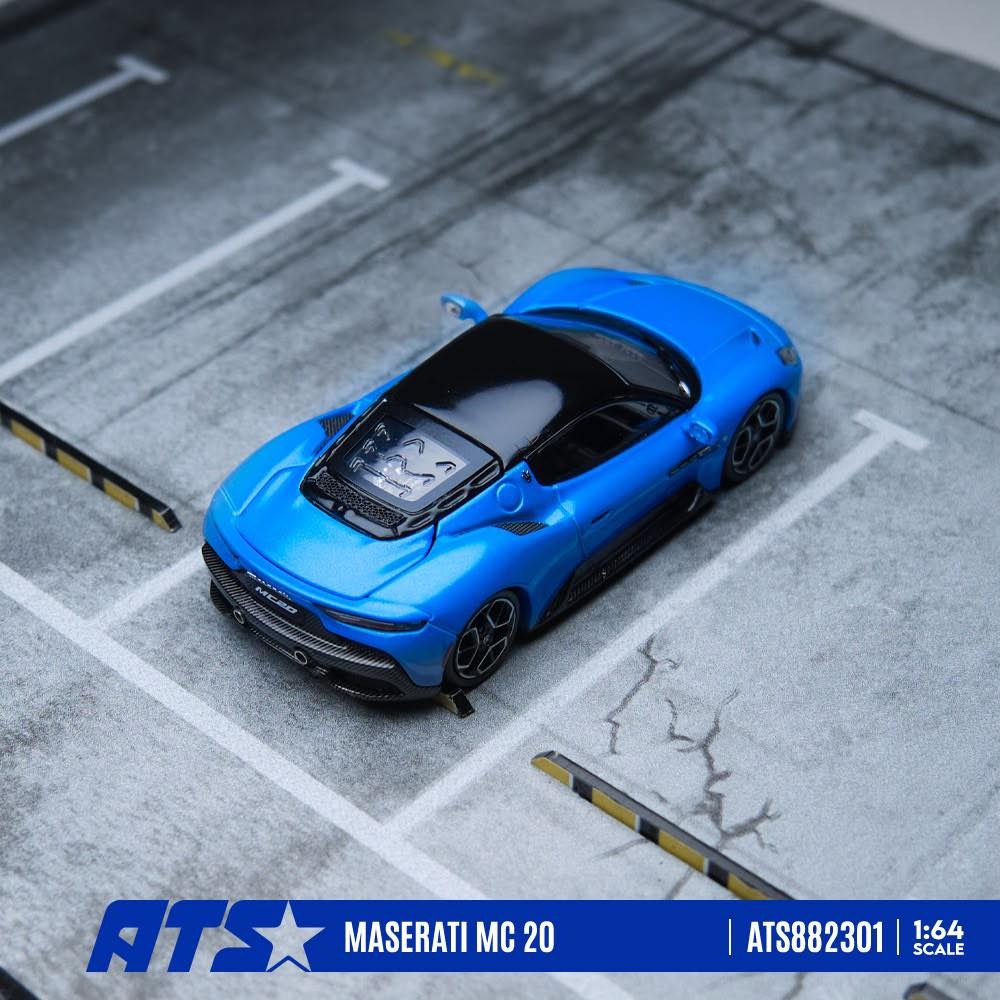 *PRE-ORDER* Maserati Marzana MC 20, 1:64 Scale (Blue) — image 4
