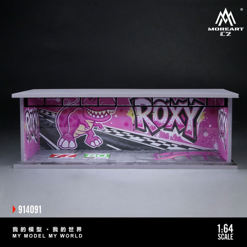 *PRE-ORDER* Theme Light Assembly Scene Model Pink Dragon Painted Scene (Diaroma), 1:64 Scale — image 1