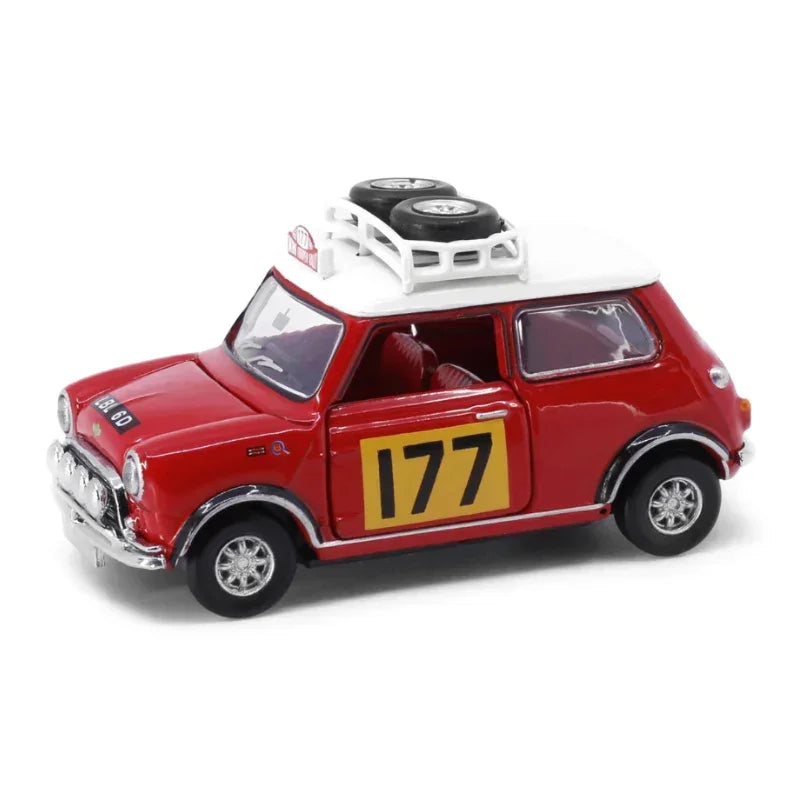 Mini Cooper MK1 Rally #177, 1:50 Scale (Red) — image 1