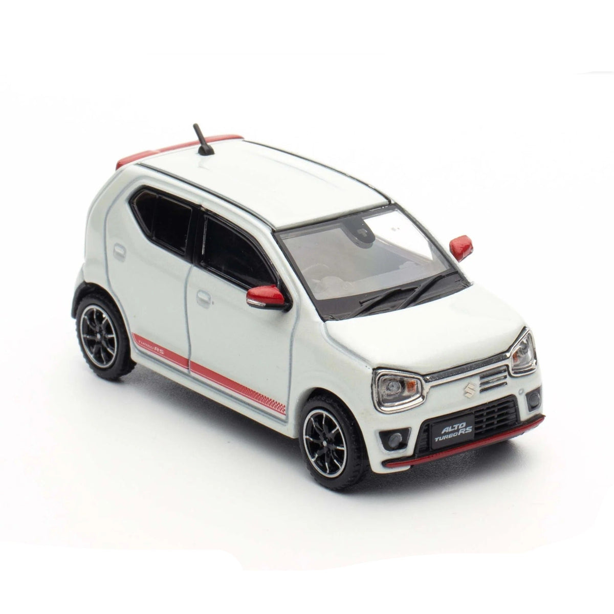 Suzuki Alto Turbo RS (HA36S) RS Decal Tune, 1:64 Scale (Pearl White) — image 3