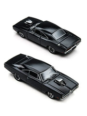 *PRE-ORDER* Dodge Black Pro Street Charger (1969), 1:64 Scale (Black) — image 3