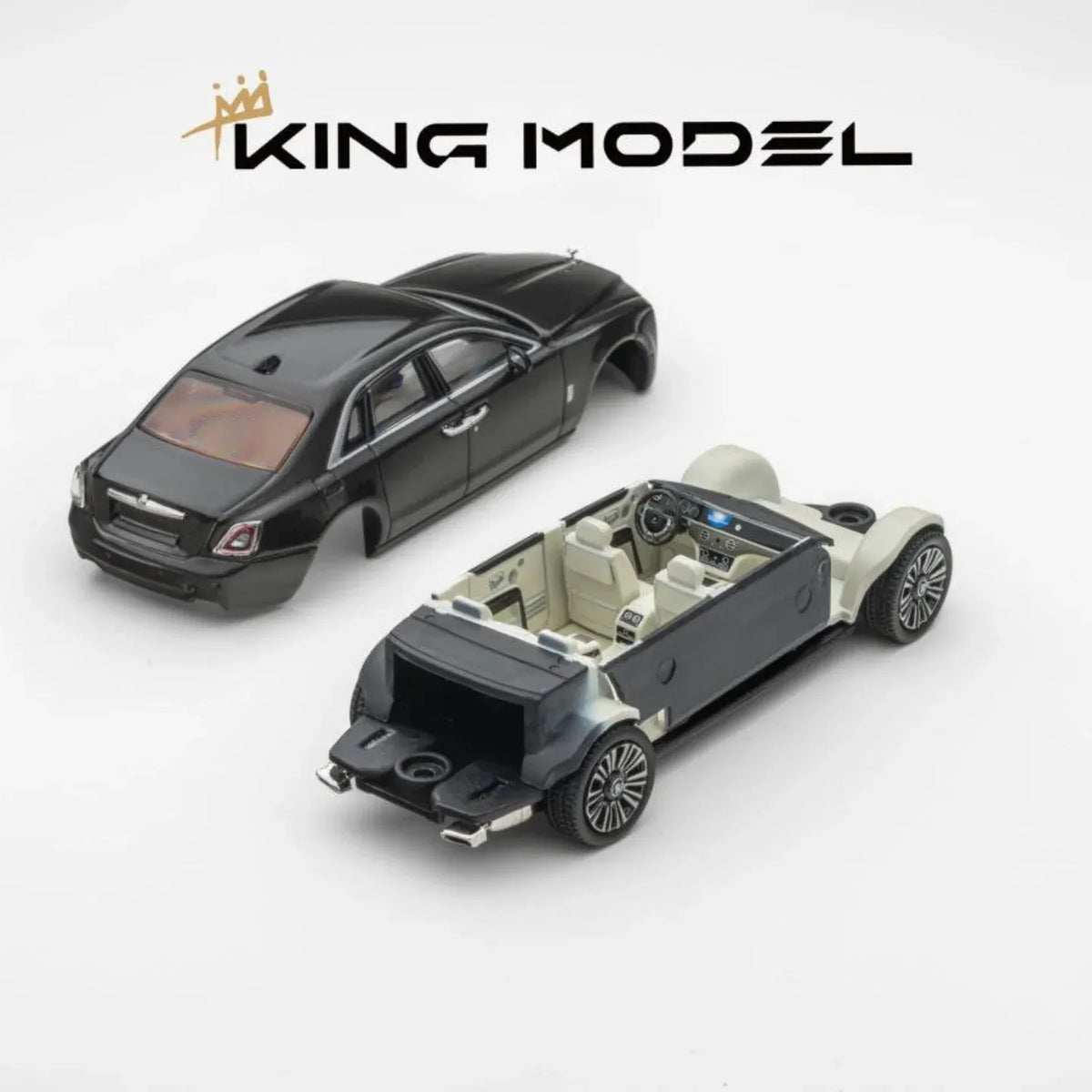 Rolls Royce Ghost Series II Secend Generation (Limited 285 of 999), 1:64 Scale (Black) — image 4