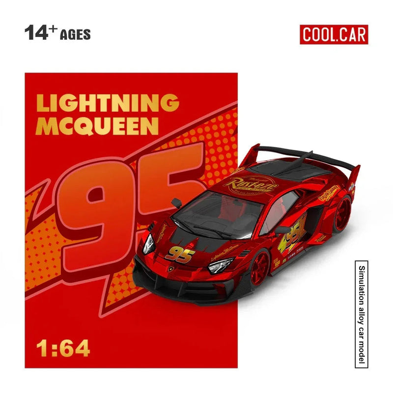 *PRE-ORDER*Lamborghini GTEVO Lightining McQueen, 1:64 Scale (Red) — image 2
