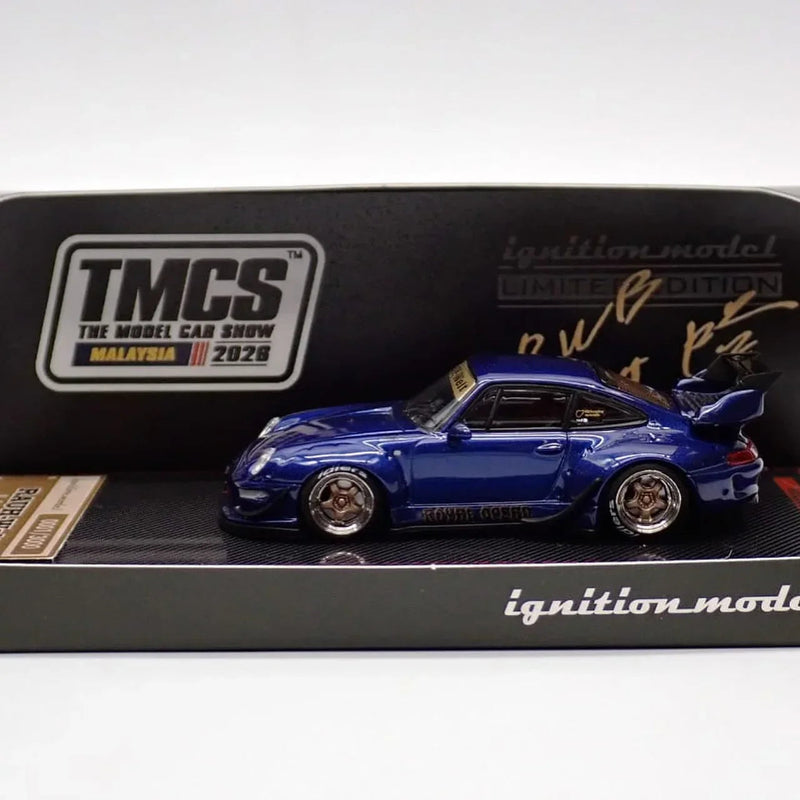 *TMCS 2026* Porsche diecast 993 Blue Metallic, 1:64 Scale — image 2