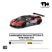 *PRE-ORDER* Lamborghini Huracan GT3 EVO2 Red-Black DTM 2023 #19, 1:64 Scale — image 2