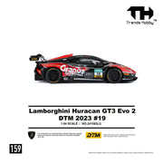 *PRE-ORDER* Lamborghini Huracan GT3 EVO2 Red-Black DTM 2023 #19, 1:64 Scale — image 4