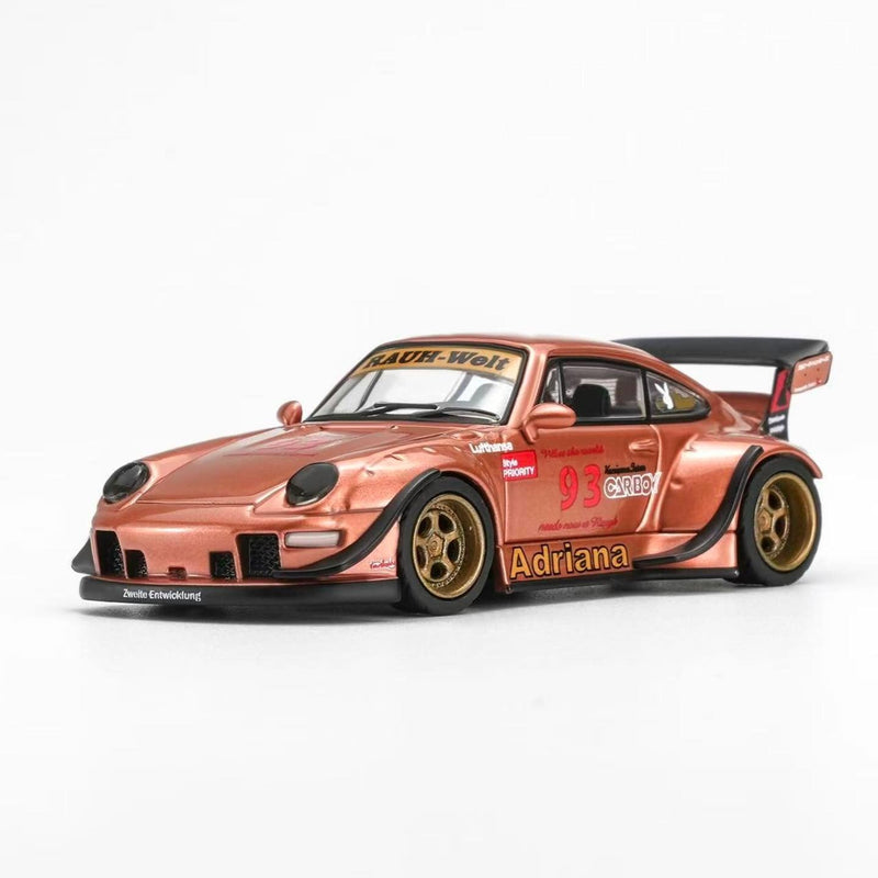 *PRE-ORDER* RWB 993 – Adriana Orange / Gold Livery (Chance of Chase Car), 1:64 Scale — image 1