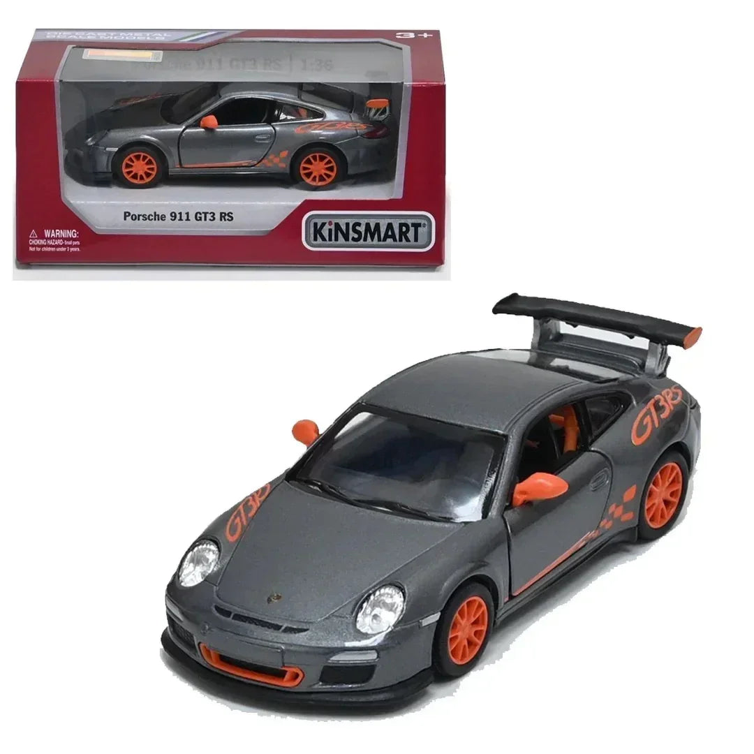 Porsche diecast 911 GT3 RS 2010, 1:36 Scale (Grey) — image 2