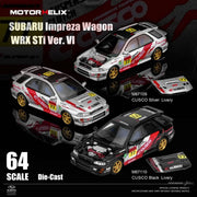 *PRE-ORDER* Subaru Impreza Wagon WRX STi Version VI Cusco Silver Livery, 1:64 Scale — image 2
