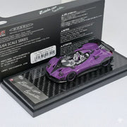 Pagani Zonda HP Shanghai Toy Fair Special Package 2025, 1:64 Scale (Carbon Purple) — image 4
