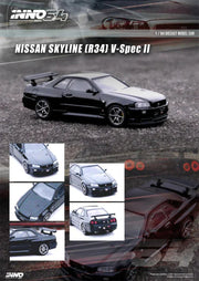 Nissan Skyline GT-R (R34) V-Spec II,1:64 Scale (Black) — image 4