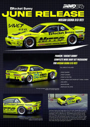 Nissan Silvia S13 V2 Pandem / Rocket Bunny, 1:64 Scale (Light Yellow) — image 1