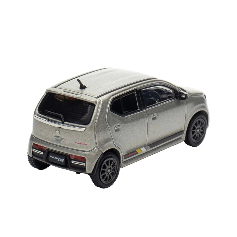 Suzuki Alto Works (HA36S), 1:64 Scale (Silver) — image 2