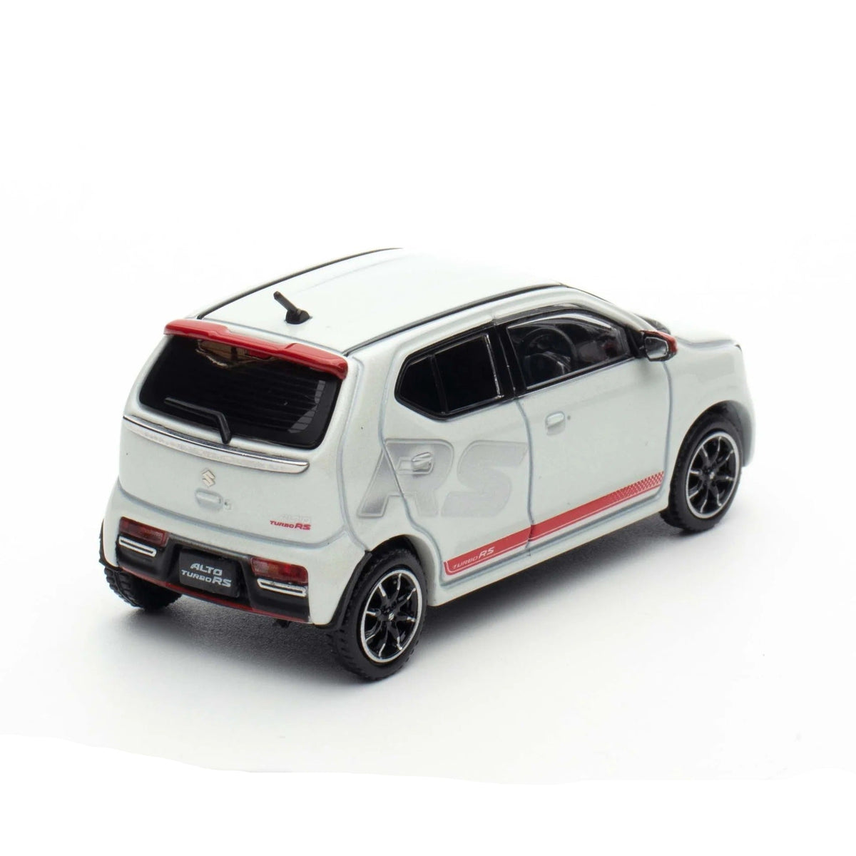 Suzuki Alto Turbo RS (HA36S) RS Decal Tune, 1:64 Scale (Pearl White) — image 2