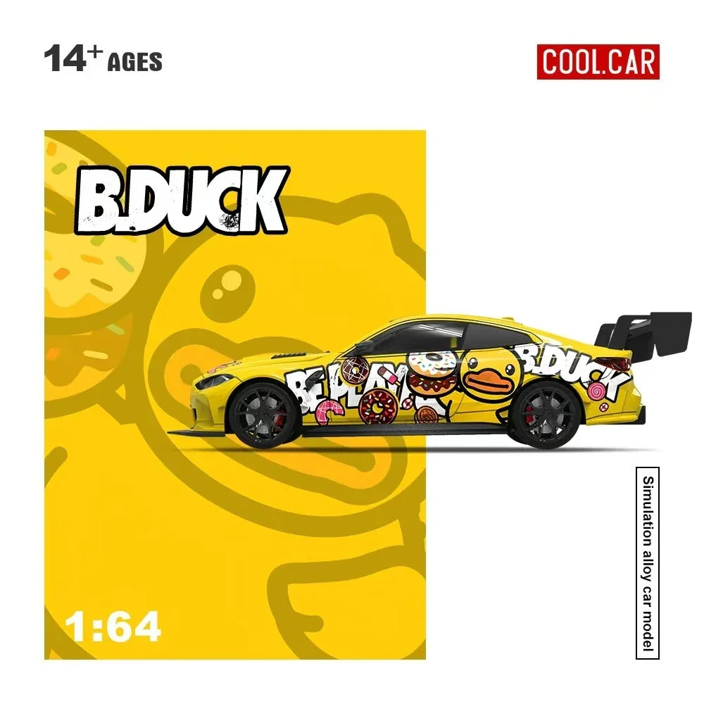 BMW M4, 1:64 Scale (Yellow) — image 3