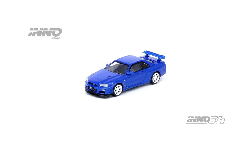 Nissan Skyline GT-R (R34) V-Spec II N1, 1:64 Scale (Blue) — image 1