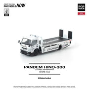 *PRE-ORDER* Pandem Fuso 300 Flatbed Transporter New Tooling, 1:64 Scale (White) — image 1