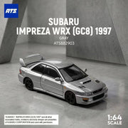 *PRE-ORDER* SUBARU IMPREZA WRX (GC8) 1997, 1:64 Scale (Gray) — image 1