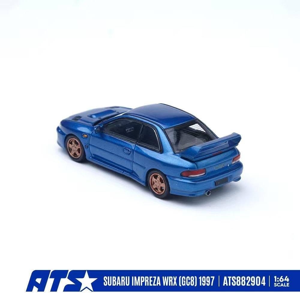 *PRE-ORDER* SUBARU IMPREZA WRX (GC8) 1997, 1:64 Scale (Blue) — image 5