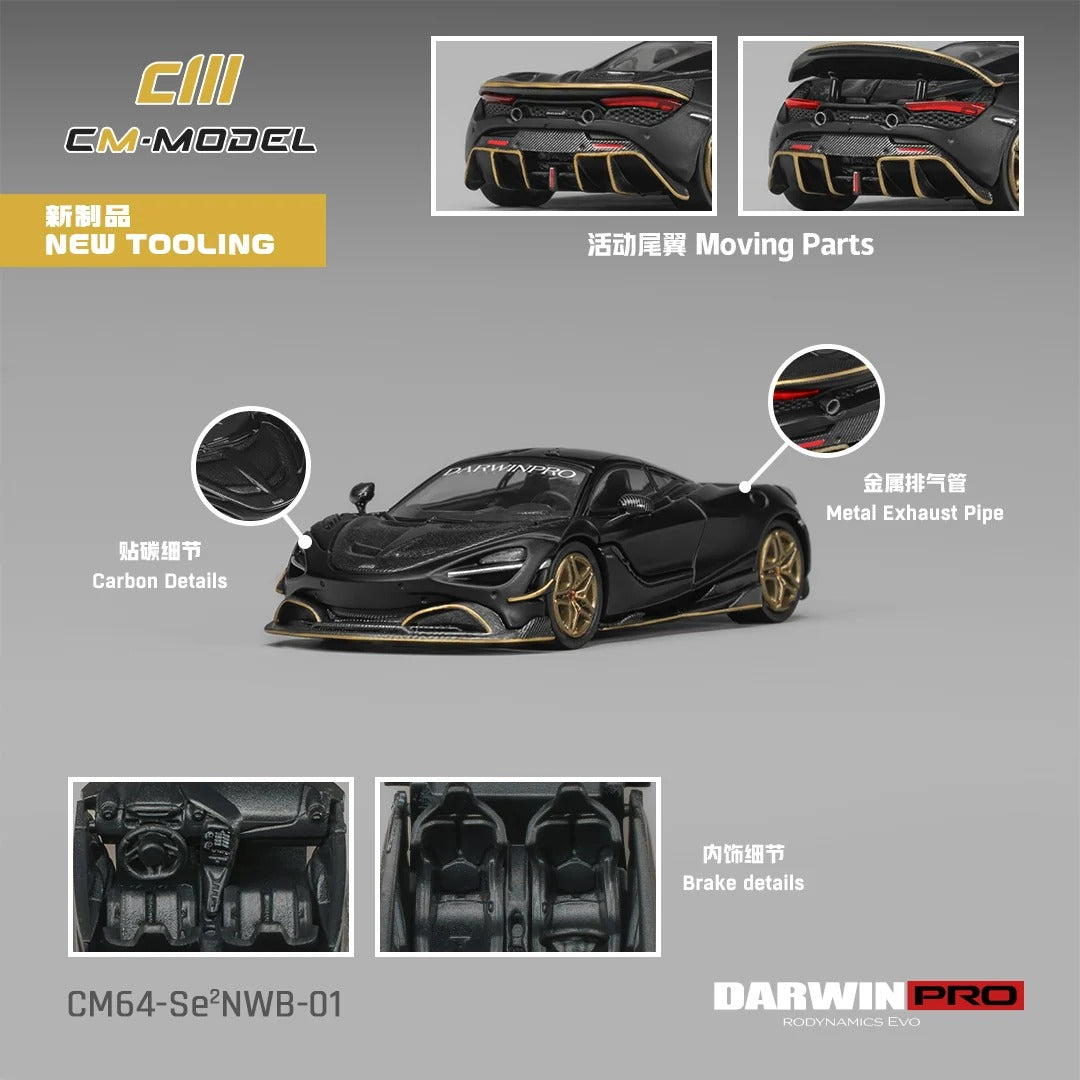 *PRE-ORDER* DarwinPRO 720SE²NWB, 1:64 Scale (Matte Black) — image 1
