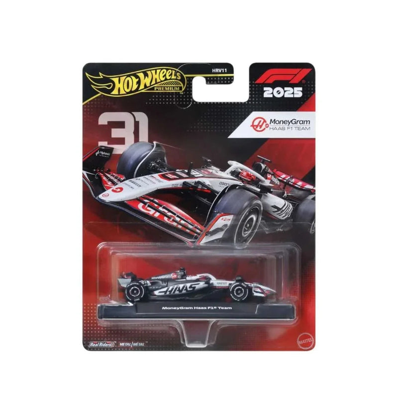 F1 MoneyGram Haas F1-Team 2025 #87, 1:64 Scale (White) — image 1