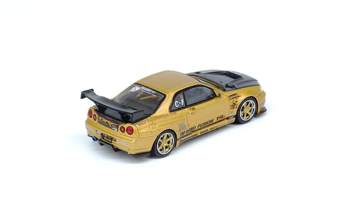 Top Secret R34 GT-R, 1:64 Scale (Gold) — image 3