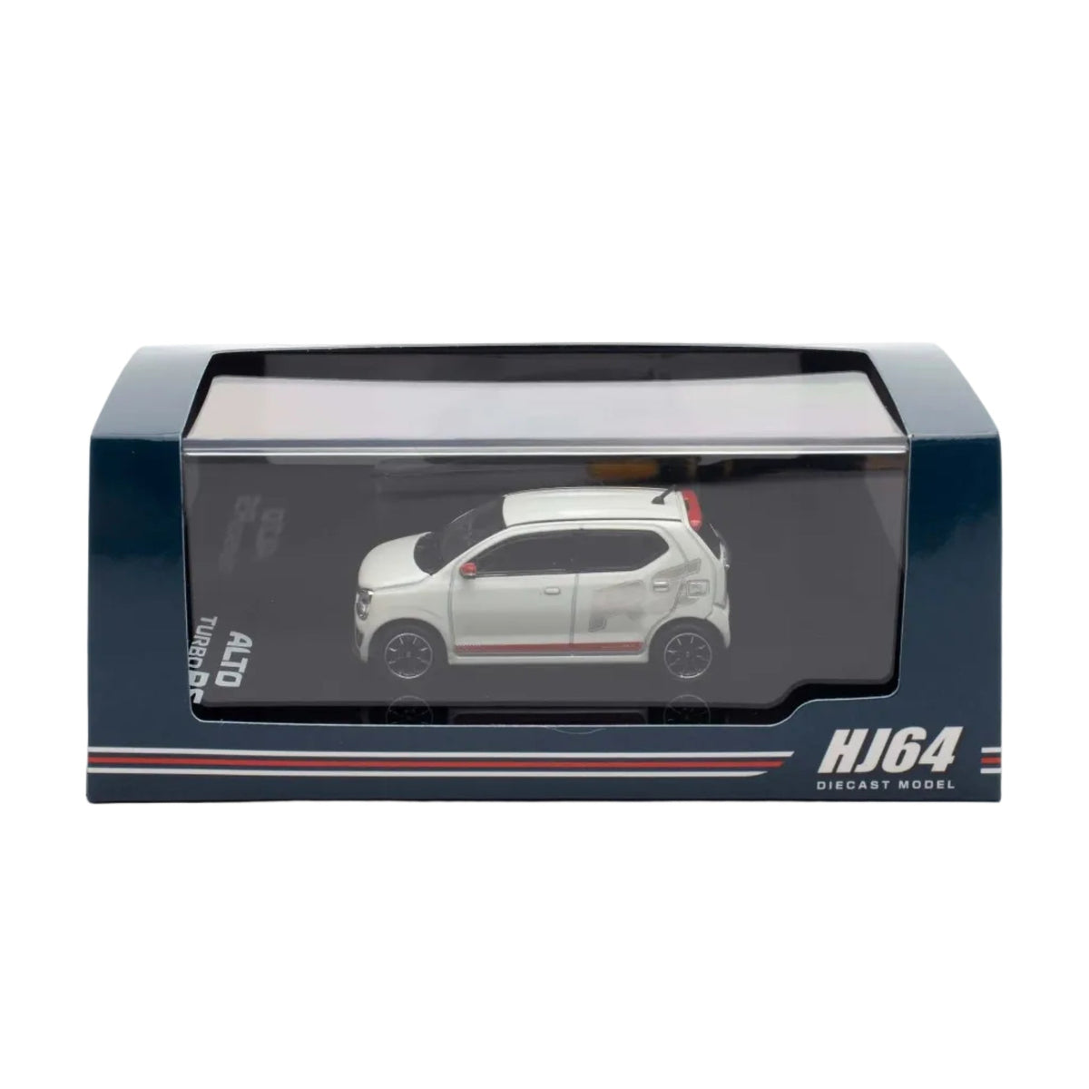 Suzuki Alto Turbo RS (HA36S) RS Decal Tune, 1:64 Scale (Pearl White) — image 4