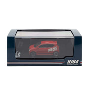 Suzuki Alto Turbo RS (HA36S) RS Decal Tune, 1:64 Scale (Pure Red) — image 4