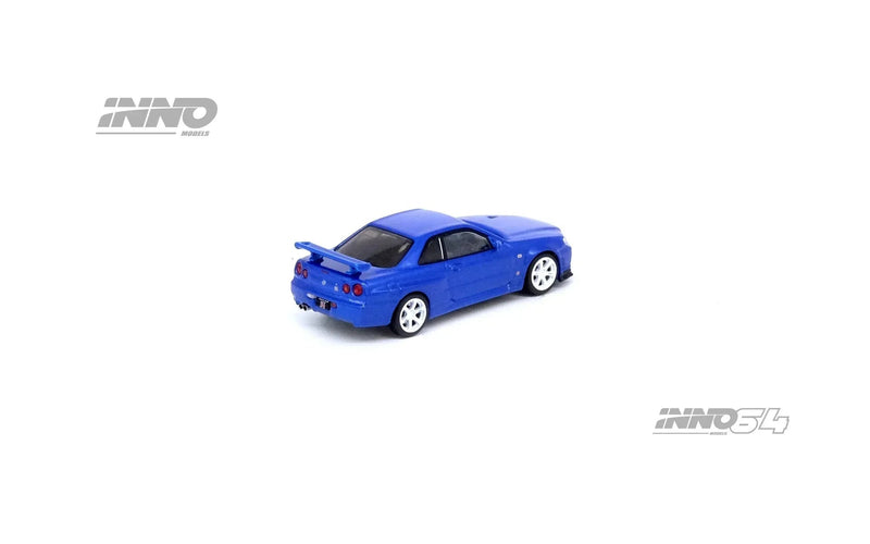 Nissan Skyline GT-R (R34) V-Spec II N1, 1:64 Scale (Blue) — image 2