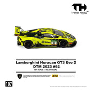 *PRE-ORDER* Lamborghini Huracan GT3 Evo 2-DTM 2023 #92, 1:64 Scale (Fluorescent Green) — image 4