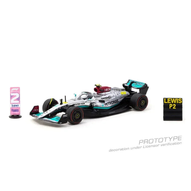 Mercedes-AMG F1 W13 E Performance Sao Paulo Grand Prix #44 Lewis Hamilton 2022, 1:64 Scale — image 2
