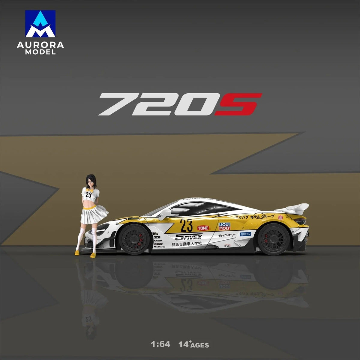*PRE-ORDER* McLaren 720S Lightning Finesh Series with Figure, 1:64 Scale — image 3