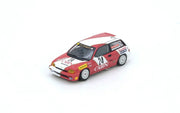 Honda Civic SI E-AT #24 Cabin Macau Guia Race 1988 2ND 1600CC Class Tomohiko Tsutsumi, 1:64 Scale — image 1