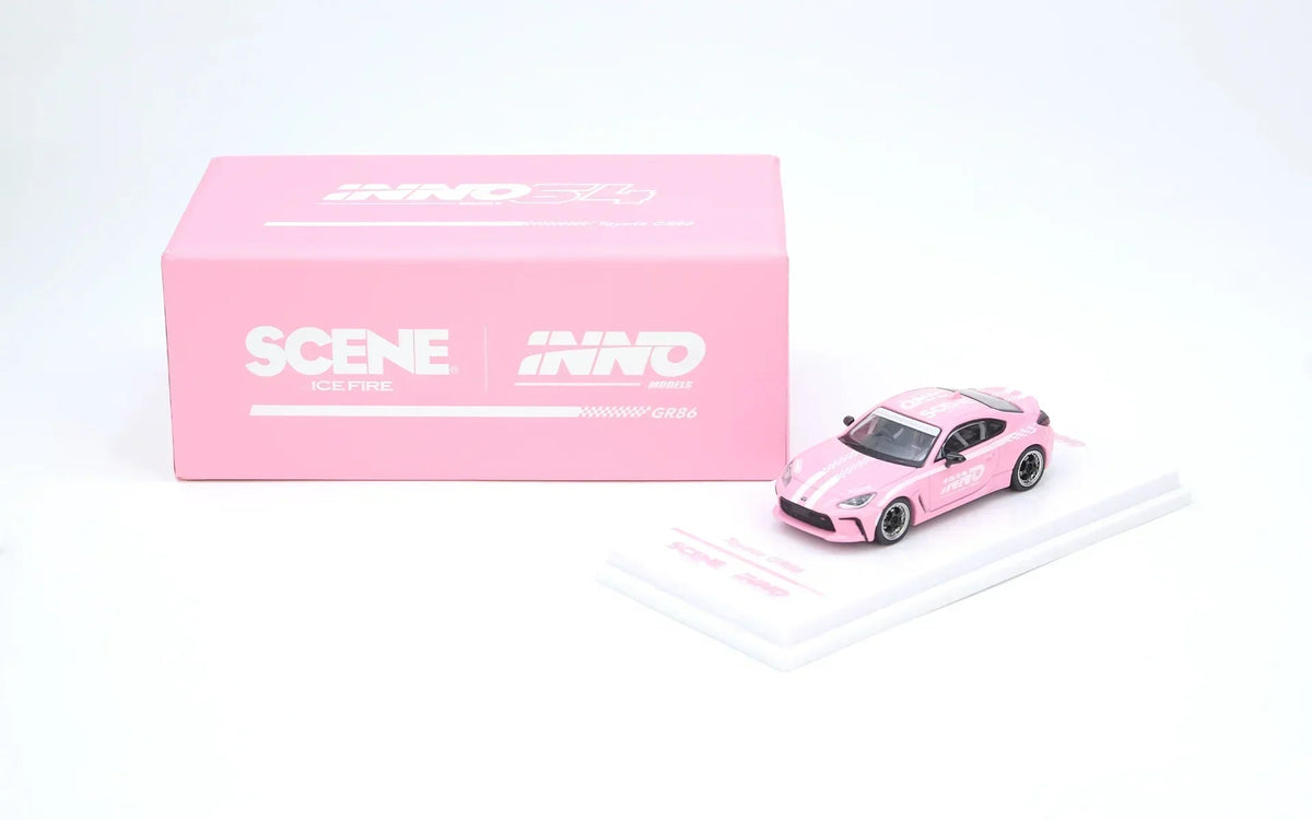 Toyota GR86 "Inno X Scene" Macau Grand Prix 2024 (Hardbox Packaging ), 1:64 Scale (Pink) — image 4