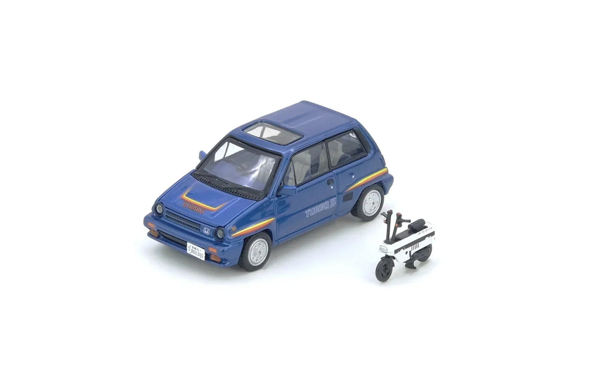 Honda City Turbo II, 1:64 Scale (Blue) — image 1