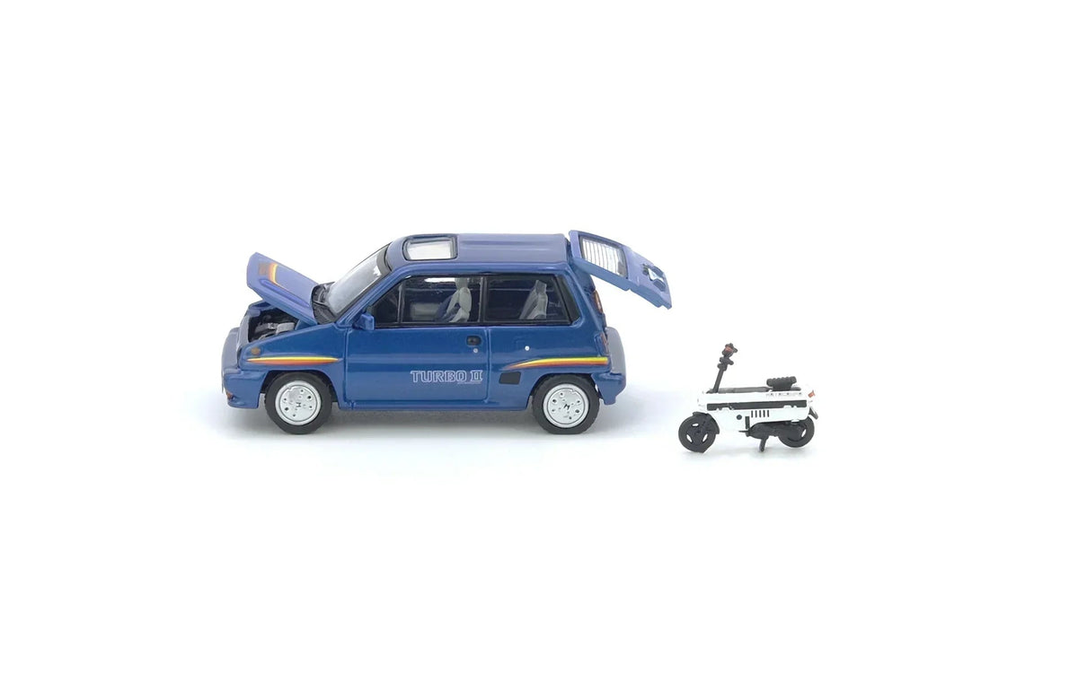 Honda City Turbo II, 1:64 Scale (Blue) — image 3
