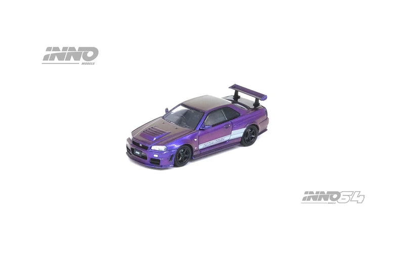 Nissan Skyline GT-R (R34) Z-Tune "Endgame" Australia Special Edition(Purple) (Chanse of Black Pearl Chase Car), 1:64 Scale — image 2