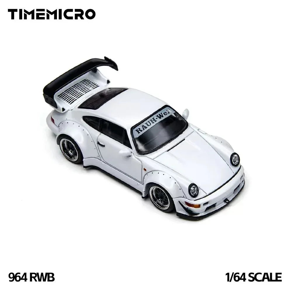 *PRE-ORDER* Porsche diecast RWB 964, 1:64 Scale (White) — image 5