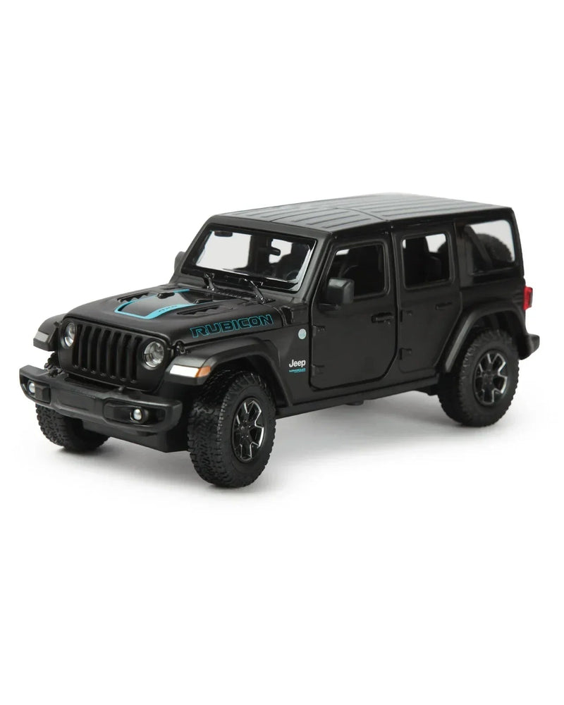 Jeep Wrangler Rubicon 4xe, 1:24 Scale (Black) — image 1